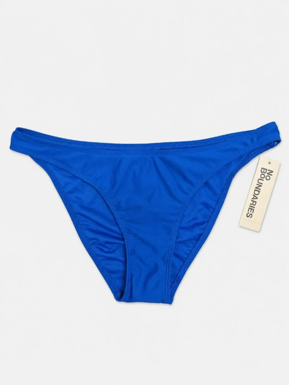 Women's Low Rise Blue Bikini Bottoms Size XL (16-18) NWT No Boundaries